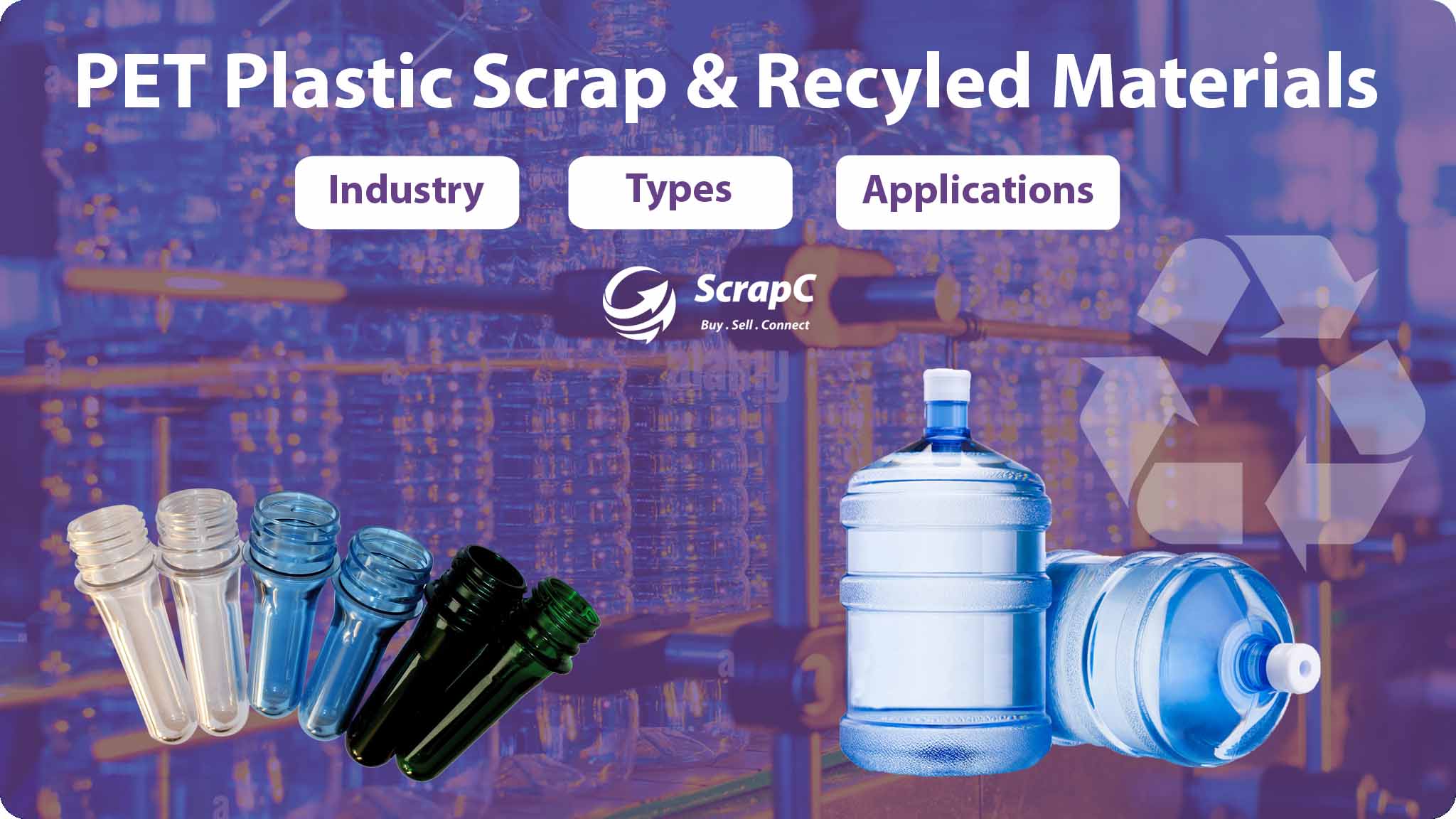 PET Plastic Scrap and Recycled Materials