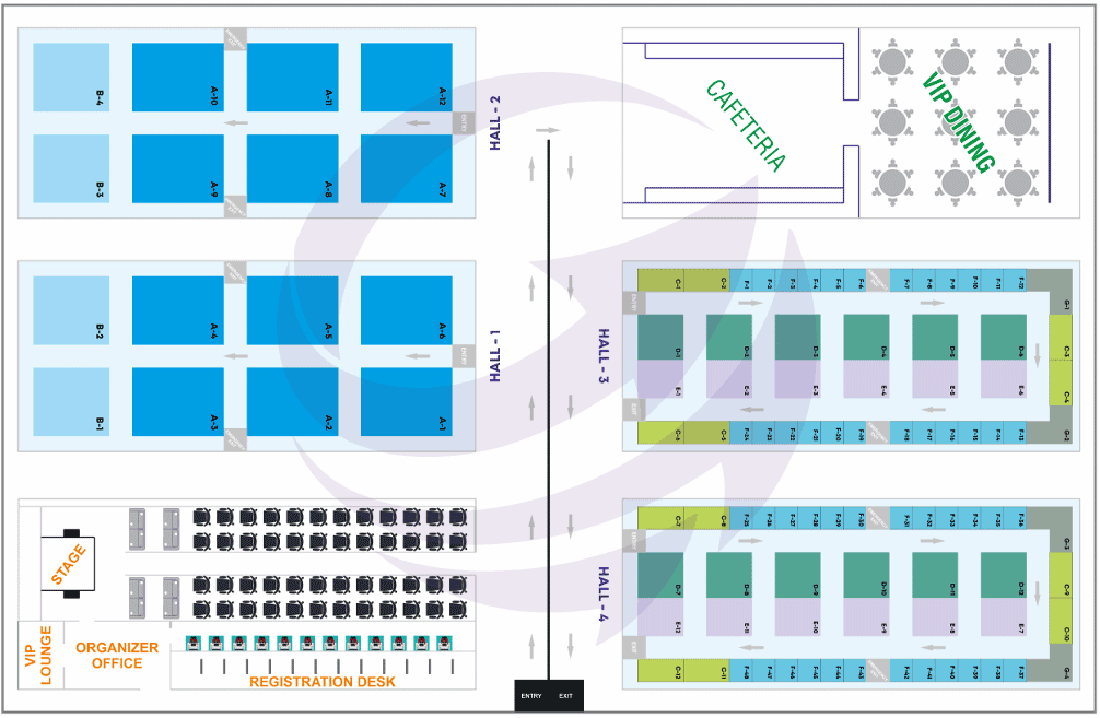 Floor Plan For Saurashtra Plast 2025 Expo At Rajkot